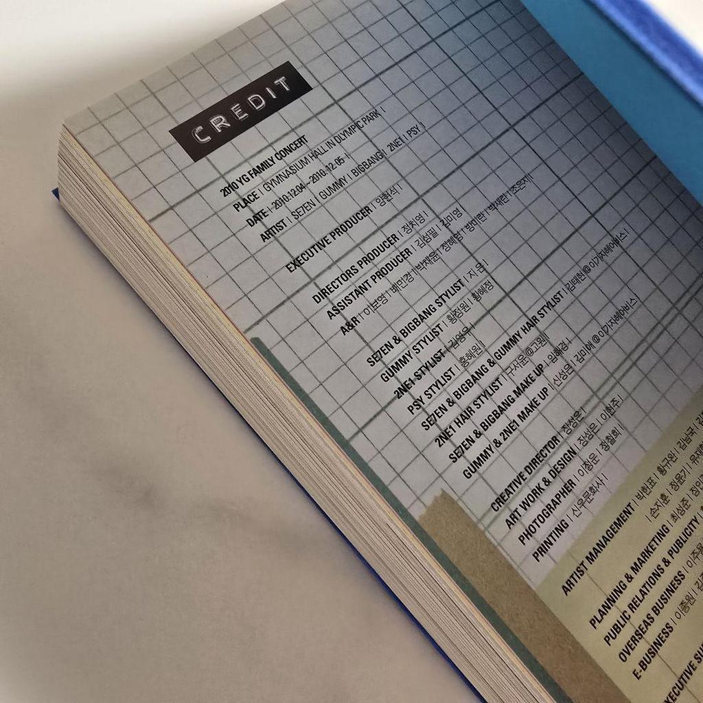 [USED] YG FAMILY CONCERT Photobook +-