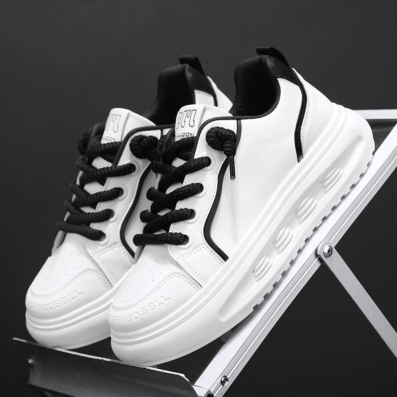 

Fashion Comfortable Men s Skate Shoes Outdoor Casual Sneakers Student Spring Comfortable Versatile Designer Lace-up Sport Shoes 39 білий