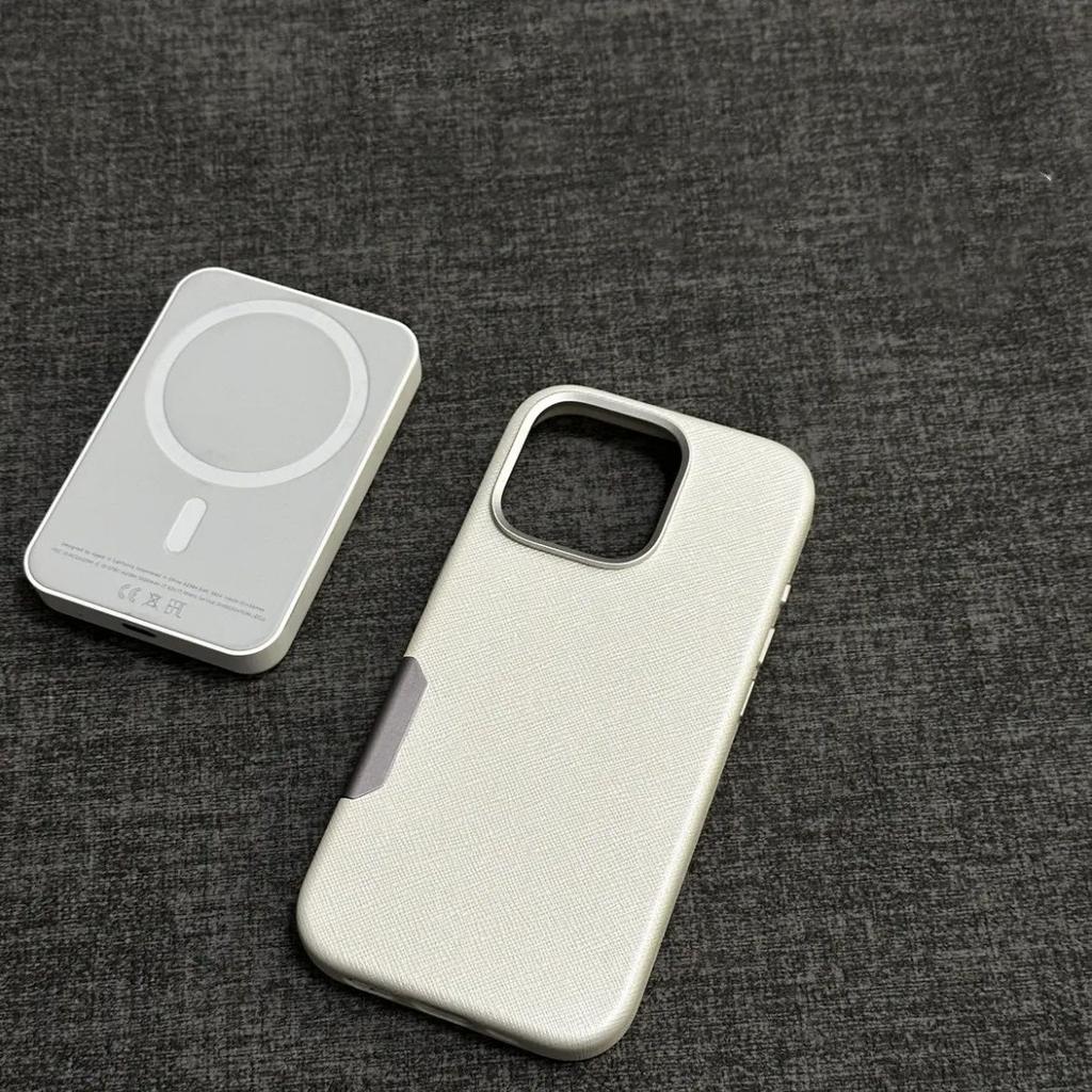 Cross Pattern Leather Phone Case for Apple iPhone 16 ProMax - Leather Hard Shell Shockproof with Camera Button Cover On iPhone 16/15/14/Pro/Pro Max