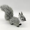 Simulated Squirrels Statue Stuffed Animals Plush Figure for DIY Crafts Displays