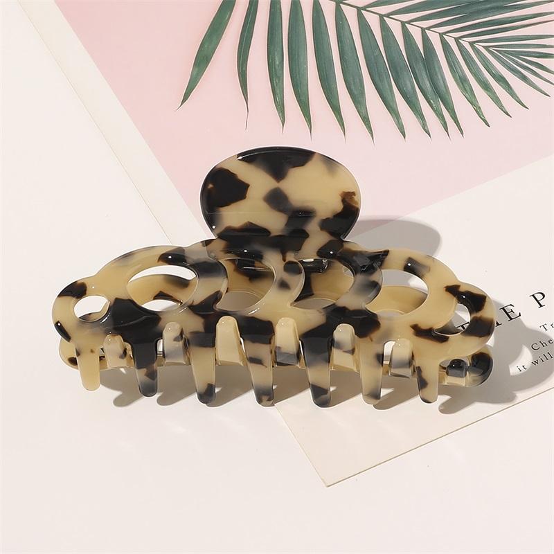 New Claw Clip Acetate Hair Clips for Women Elegant Colorful Solid Color Girls Hair Barrettes Hair Clips Hair Accessories
