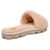 UGG Antypoślizgowe Antybakteryjne Klapki Wsuwane Damskie Naturalne 1100892-NAT