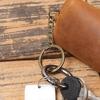 Distribution Men'S Leather Change Bag Women'S Crazy Horse Leather Key Bag Multifunctional Cowhide Clutch Storage Bag