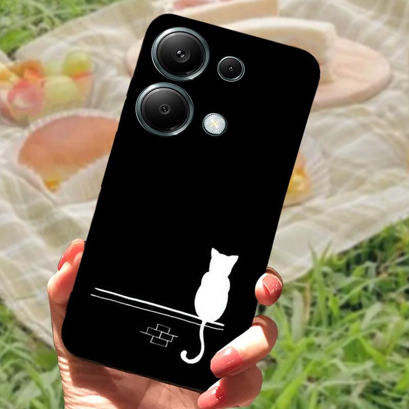 For Poco M6 Pro 4G Case Poco M6 4G Cover Silicone Soft Marble Bumper Coque for Xiaomi Poco F6 Redmi Turbo 3 5G Protective Fundas