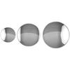 Portable Reflective Travel Mirror: Compact Round Handheld for Photo Shooting.