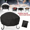 Outdoor Garden Bbq Grill Cover With Waterproof Uv Resistant Oxford Fabric For Fire Pit