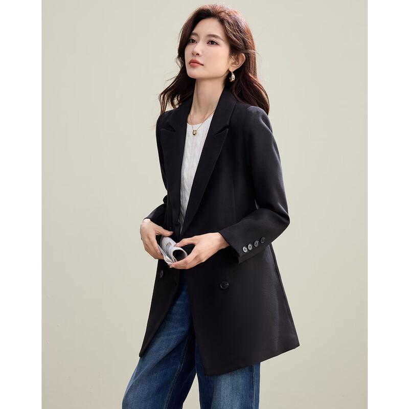 TERRE BLEUE Women's Stylish Loose-Fit Blazer