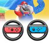 Of Set 2 Nintendo Switch Joy Con Wheel Controllers Gamepad Mario Kart Racing