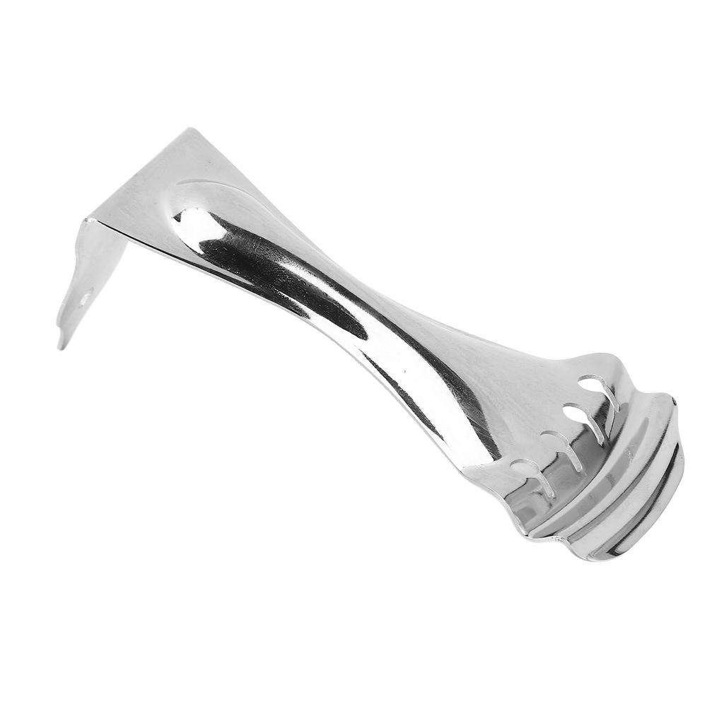Guitar Bent Tailpiece Metal Zinc Alloy for 4 String Resonator Guitars F14 Silver Color