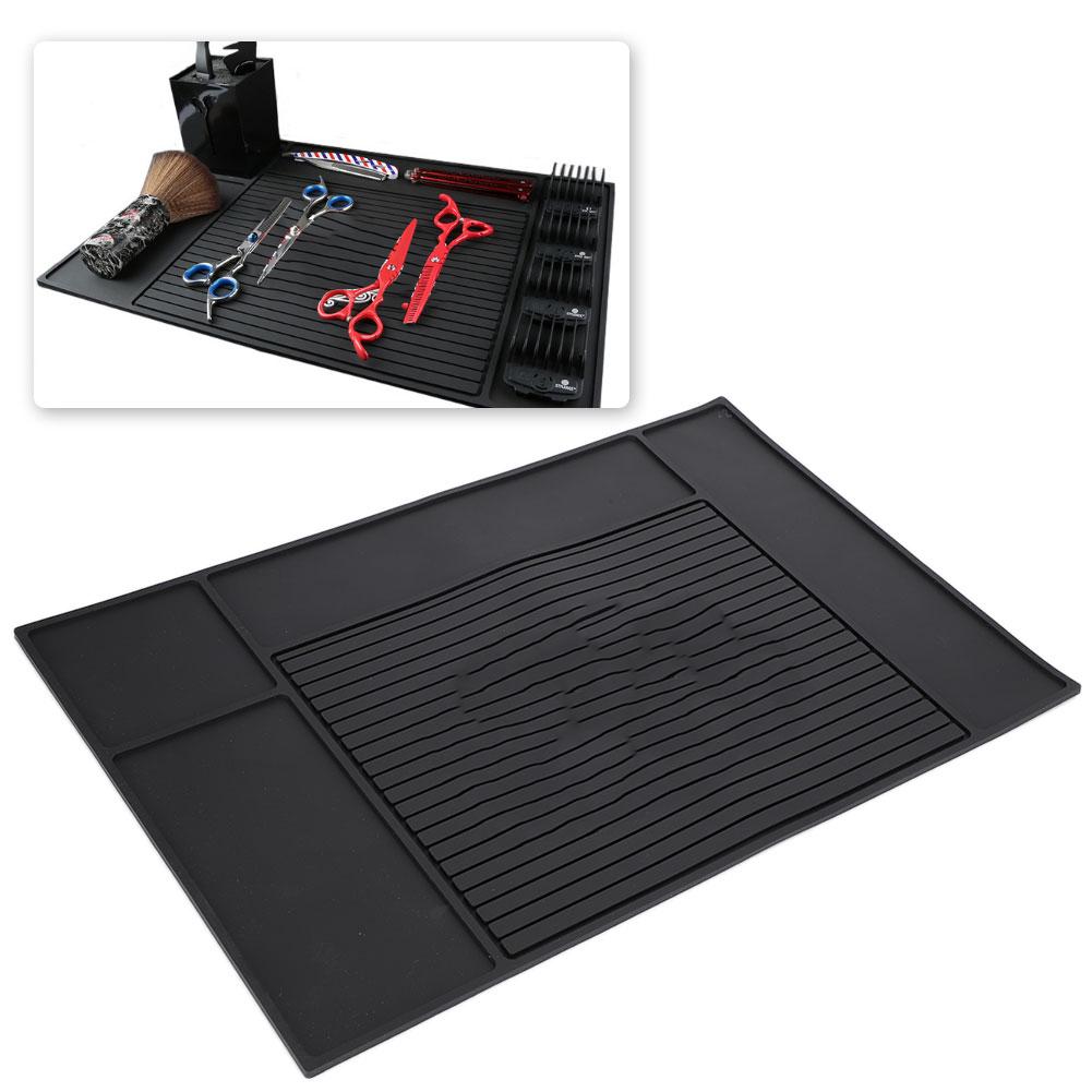 30x45cm Hairdressing Tool Non Slip Mat Anti Skid Pad Storage Organizer for Hair Salon Use