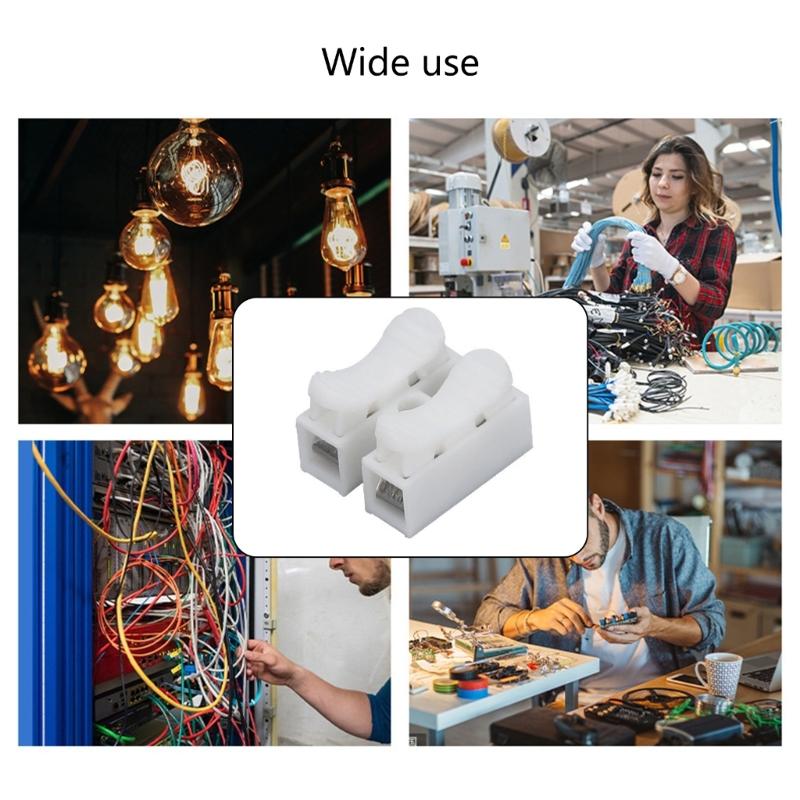 Pack Of 20 Press Fit Electrical Terminals Connectors Suitable For Easy  Wire Connection Home Circuit Upgrades