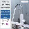3400W Stainless Steel Intelligent Variable Frequency and Temperature Regulating Faucet LED Temperature Display Screen Hot and Cold Dual-purpose Faucet