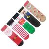 Christmas Reindeer & Santa Claus Cotton Socks - Festive Fashion for Men