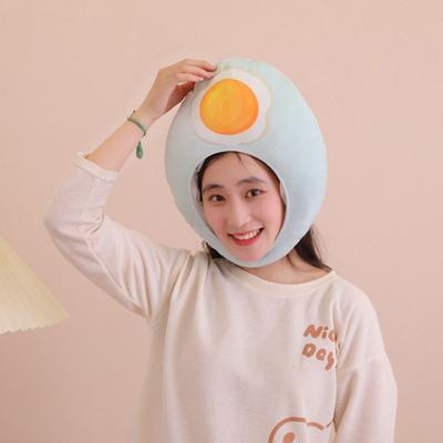 Yousheng Ankäggshuvudbonad Söt Fotorekvisita Mjuk Plyschhatt Bärbar Utklädningshuvudbonad Tecknad Huvudbonad Cosplay Fest Kostymtillbehör