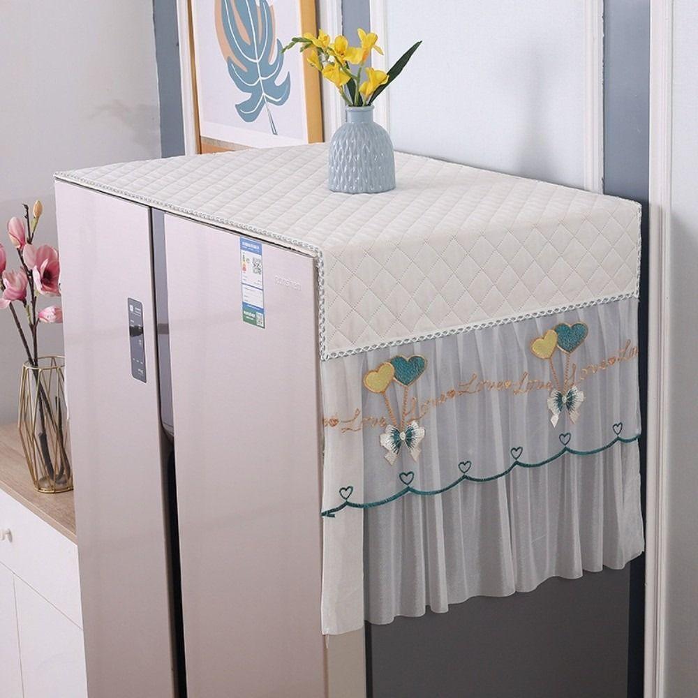 Universal Fit Refrigerator Dust Cover Dust Proof Multi-functional Protective Cover Washable Microwave Oven Cover Home Protection