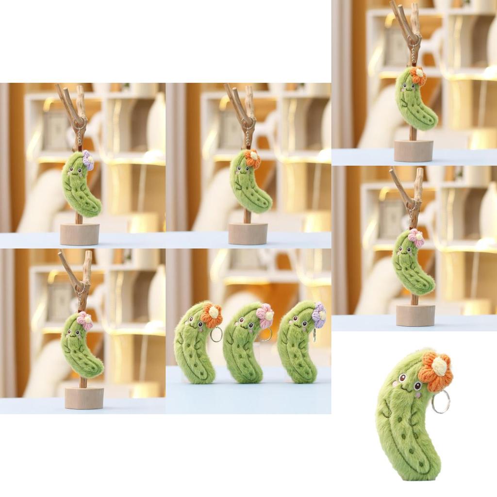 Plush Vegetable Toy Keychain With Soft Pp Cotton Filling For Kids And Collectors