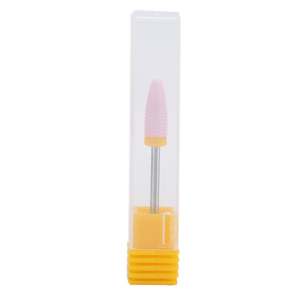 5 Types Ceramic Cylinder Shape Grinding Head Nail Drill Bit for Nail  Polishing Manicure Tools