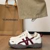 Korean Retro Sporty German Women's Trainer 2025: Thick-Soled Casual White Shoes
