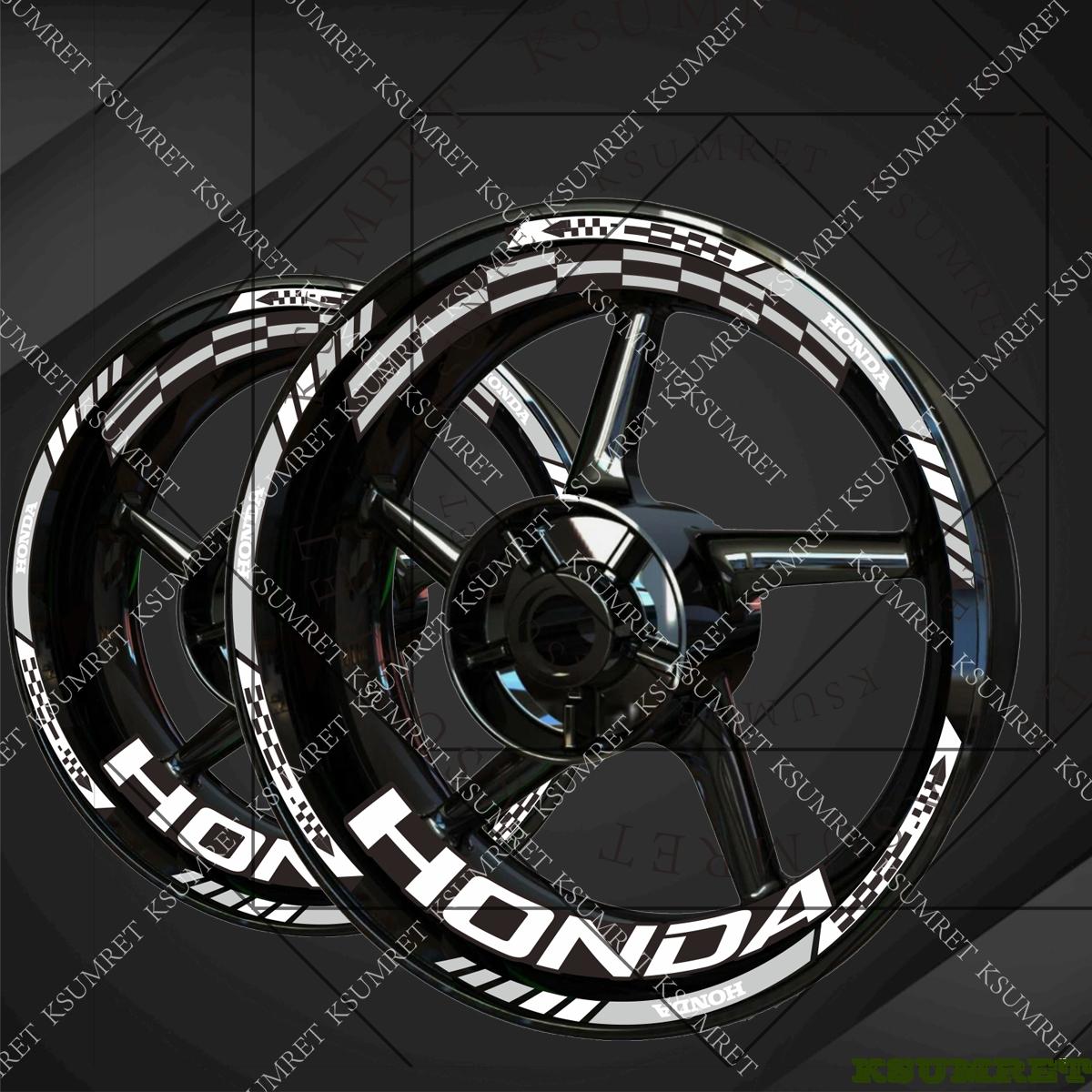 

Вінілова наклейка на колесо Honda, наклейка на диск мотоцикла