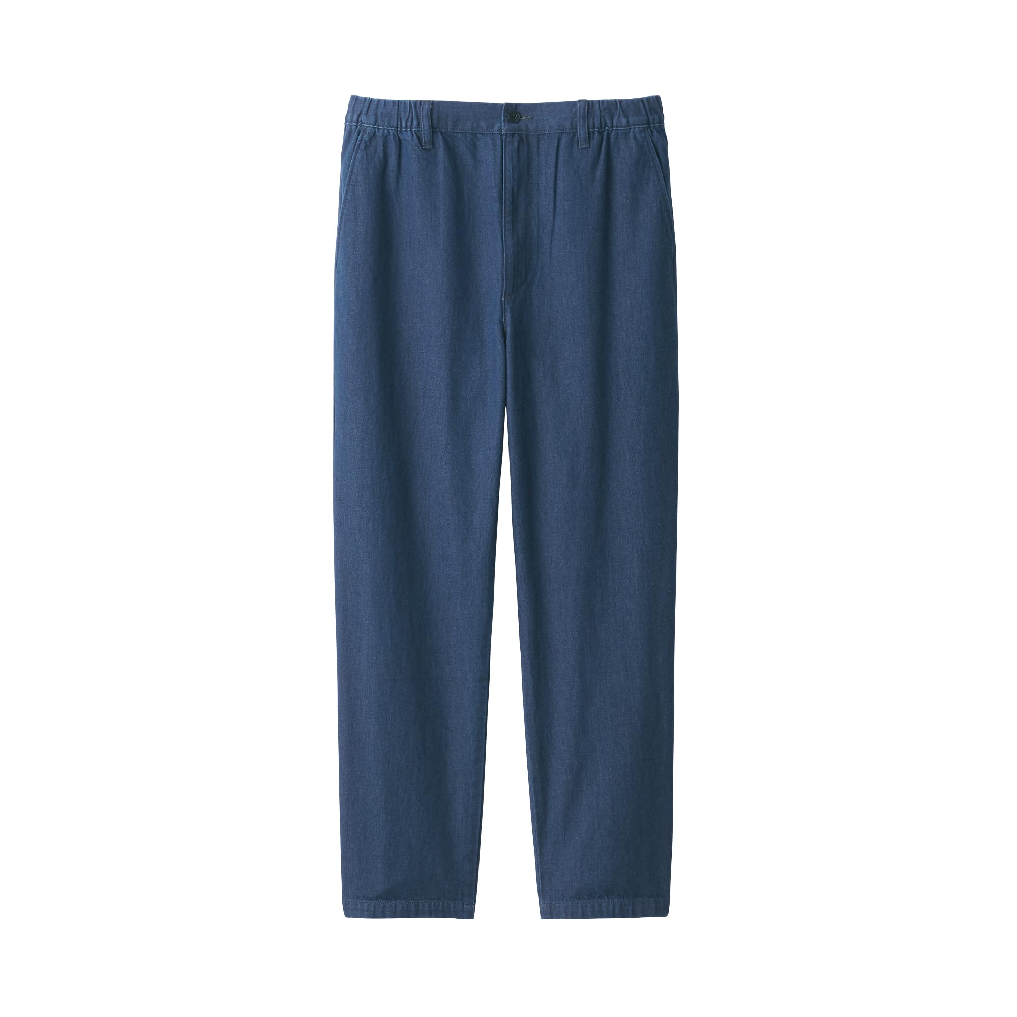 

MUJI Men s Washed Denim Easy Pants Indigo Men s AE0YXA5S Navy Men s M