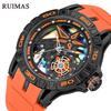 Men'S Watch Fashion Luminous Waterproof Watch Men'S Silicone Belt