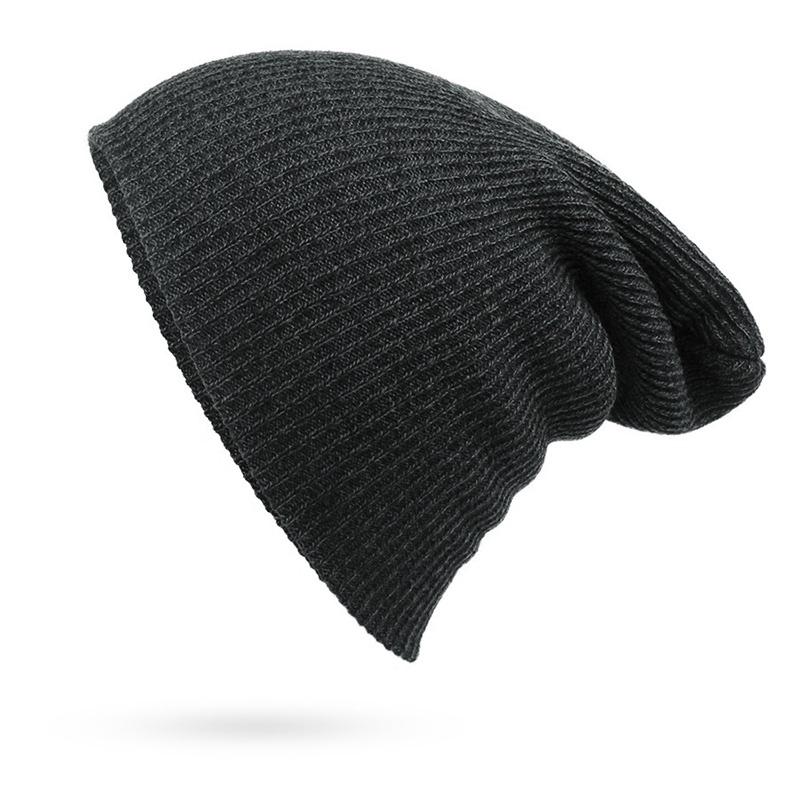 Men Unisex Women Knit Baggy Beanie Winter Hat Ski Slouchy Chic Knitted Cap Skull