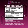 Pslalae 1300mg Apple Cider Vinegar Capsules - Weight Management, Immune Health