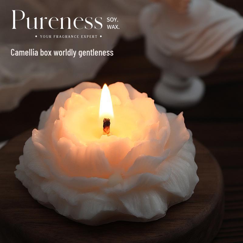 Elegant Soy Fragrance Candle - Long-Lasting Indoor Aroma for Engagements, Weddings, Birthdays & Decor