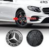 4ks 75mm středové krytky kol Ráfky Kryt náboje Znak Logo A1674015900 Příslušenství Černá Pšenice Pro Mercedes Benz