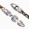 2-in-1 Handy-Lanyard PD 60W Ladekabel USB-C auf USB-C Kabel Crossbody Handy-Lanyard 7mm Dickes Seil Handy-Zubehör
