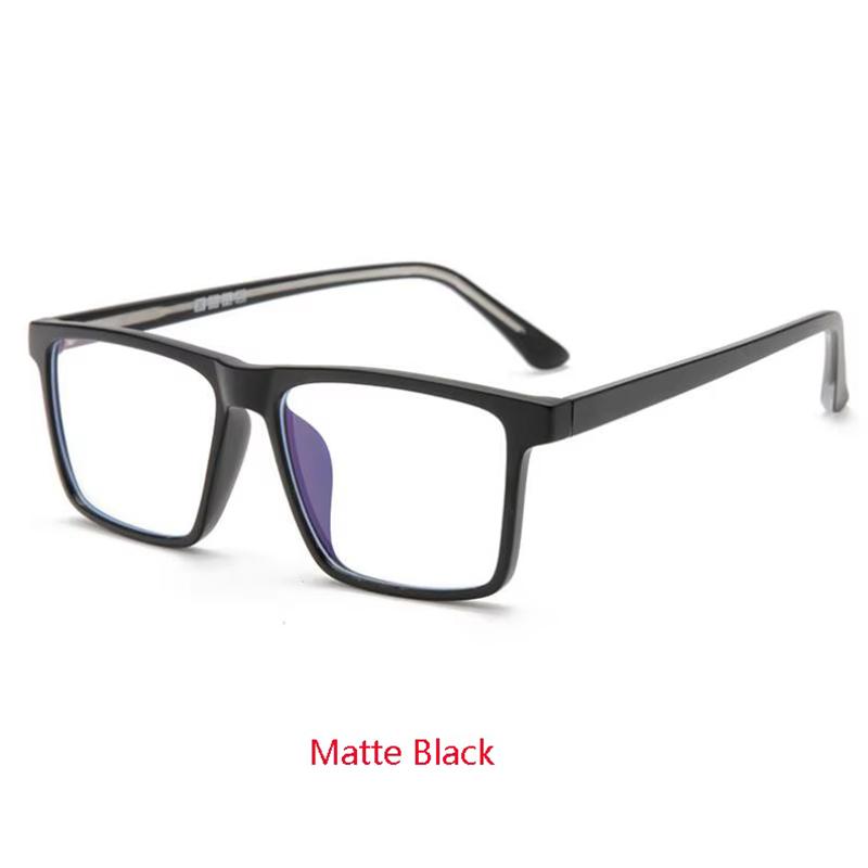 TR90 Oversized Square Diopter Glasses Anti Blue Light Photochromic for Women Men Hyperopia Nearsighted