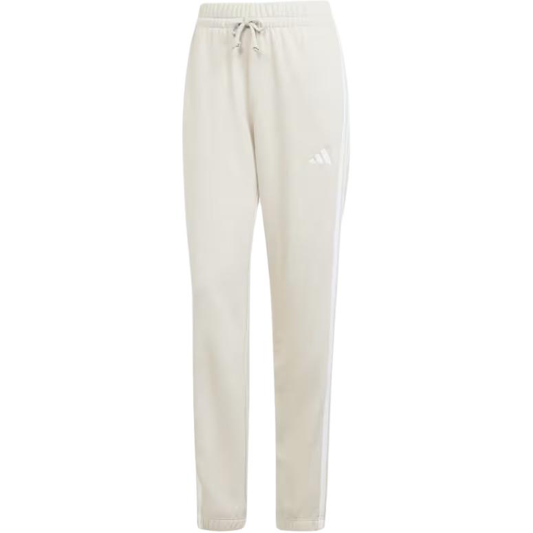 New Adidas ESSENTIALS Knitted Sports Pants Women's Oxidized Aluminum/White JE0049