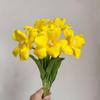 Hochwertige PU Brauner Tulpenblumen-Dekor für Wohnzimmer & Hochzeitsfotografie