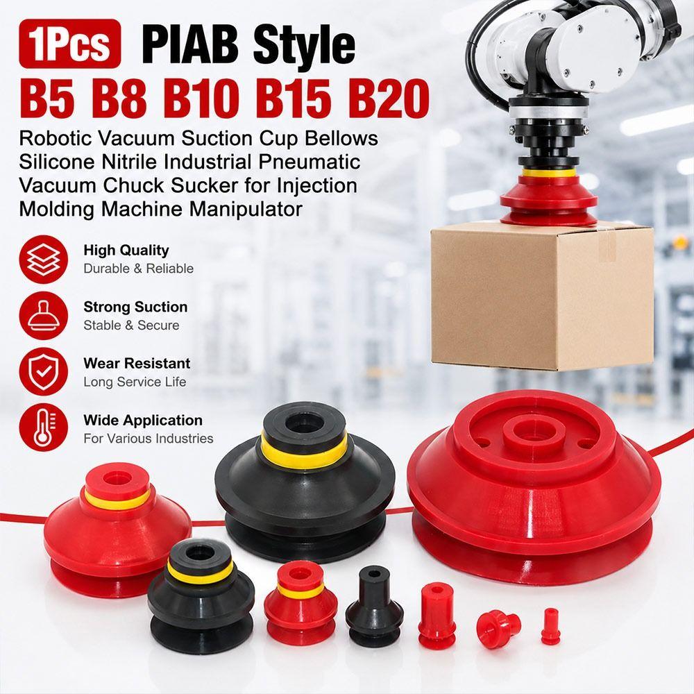 1Pcs Silicone Robotic Vacuum Sucker Industrial Vacuum Chuck  for Industrial Pneumatic Accessories