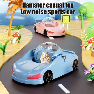 Hamster Koşu Topu Araç Oyuncak Şeffaf Top Hamster Egzersiz Tekerleği 360 Derece Görünüm Sessiz Fitness Koşu Tekerleği Küçük Evcil Hayvanlar İçin