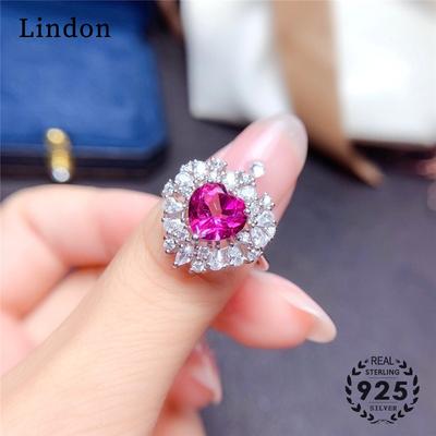 Lindon Classic Copper Alloy Zircon Ring Ladies Jewelry Wedding Promise Party Gift