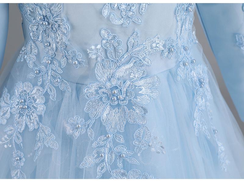 Girls' Spring Mesh Princess Dresses - Puffy Skirts & Formal Wedding Attire for Small To Medium Children