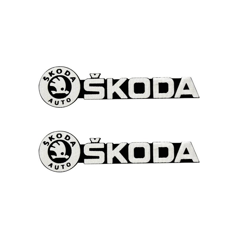 

2025 New Car Styling Audio Speaker Decorate Sticker 3D Aluminum Badge Emblem Decals For Skoda Fabia Superb Octavia A2 A3 Rapid K