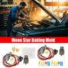 Automotive Electric Fan Relay Kit Double Electric Fan Wiring Kit 12V40A Waterproof Accessories With Temperature Sensor For Rainy