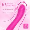 Women's Realistic Silicone Vibrating Dildo - Strong Vibration Adult Sex Toy