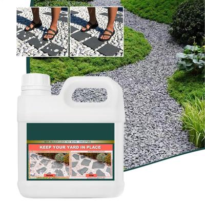 Strong Rock Glue for Landscaping - Invisible Pebble Adhesive, Permanent Gravel Binder for Driveway, Garden, Pathways Use