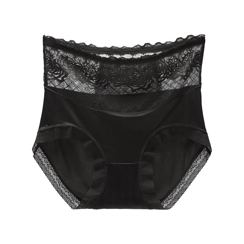 Aimeifen Modal Lace High-Waist Tummy Control Briefs 2-Pack