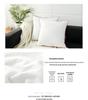 Cushion Inserts for Sofa and Lumbar Support - 45.50 Square Double Comfort Pillow Liners