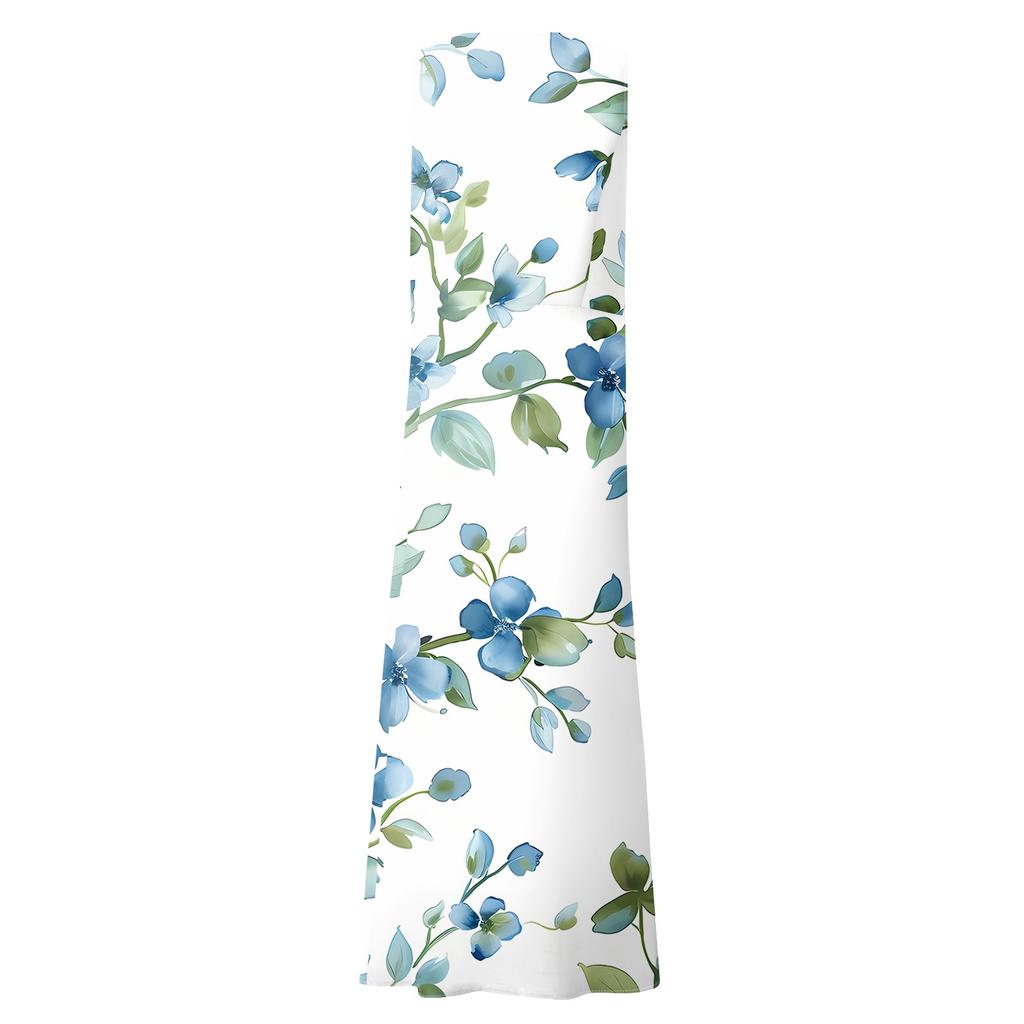 Sleeveless Dress For Women Women's Summer Casual Fashion Printed Sleeveless Round Neck Pocket Dress