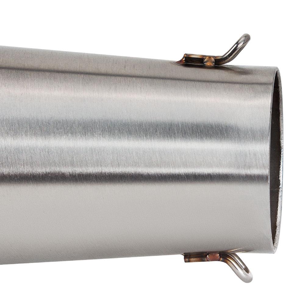 ARROW R6 Stainless Steel Motorcycle Exhaust Mid-Pipe with Baseball Tailpipe (2006-2025).