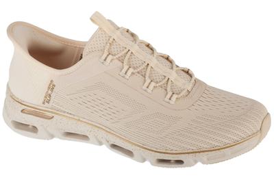 Slip-Ins: Glide-Step Gratify - Pace, Womens Beige Sneakers