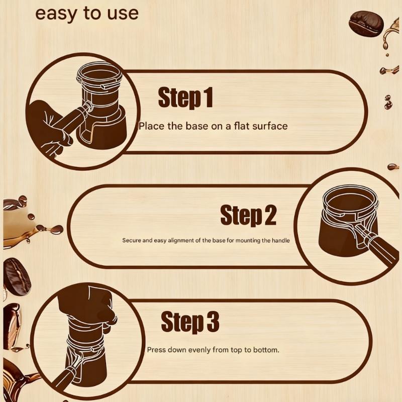 Silicone Coffee Press Base For Even Tamping Enhances Flavor And Aromas Of Your Espresso