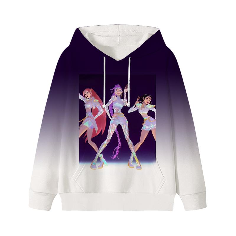 Dämonenjäger Zoey Rumi Mira Sweatshirt KPop Huntrix Girl Kinder Hoodie Kinder Saja Jungen Pullover Harajuku Herbst Winter Oberteile