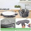 12 PCs/Pack Pot Divider Pad for Stackable Pot Protector, 3 Different Sizes, Used to Protect and Separation