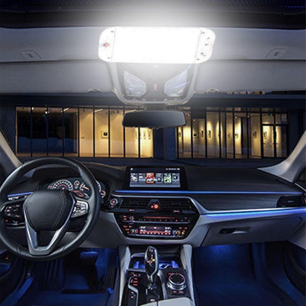 RV Ceiling Light Auto Ceiling Reading Interior Wired Lamp High Lumens Trunk Lighting RV Accessories For Traveling Camping